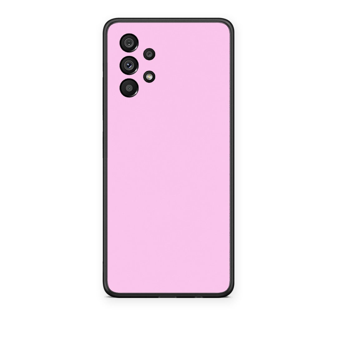 Θήκη Samsung Galaxy A73 5G Cotton Candy Pink από τη Smartfits με σχέδιο στο πίσω μέρος και μαύρο περίβλημα | Samsung Galaxy A73 5G Cotton Candy Pink case with colorful back and black bezels