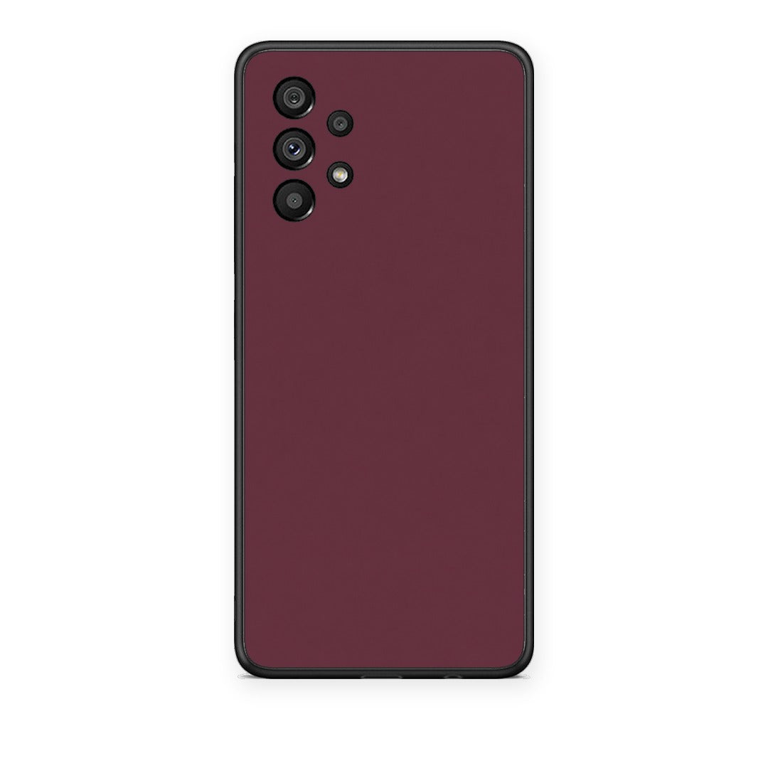 Θήκη Samsung Galaxy A73 5G Muted Burgundy από τη Smartfits με σχέδιο στο πίσω μέρος και μαύρο περίβλημα | Samsung Galaxy A73 5G Muted Burgundy case with colorful back and black bezels