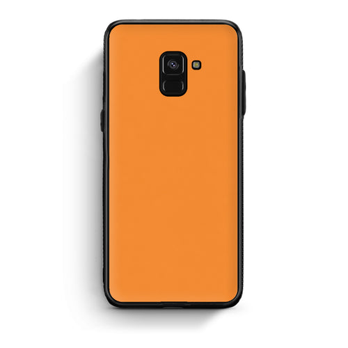 Θήκη Samsung Galaxy A8 Tangerine Orange από τη Smartfits με σχέδιο στο πίσω μέρος και μαύρο περίβλημα | Samsung Galaxy A8 Tangerine Orange case with colorful back and black bezels