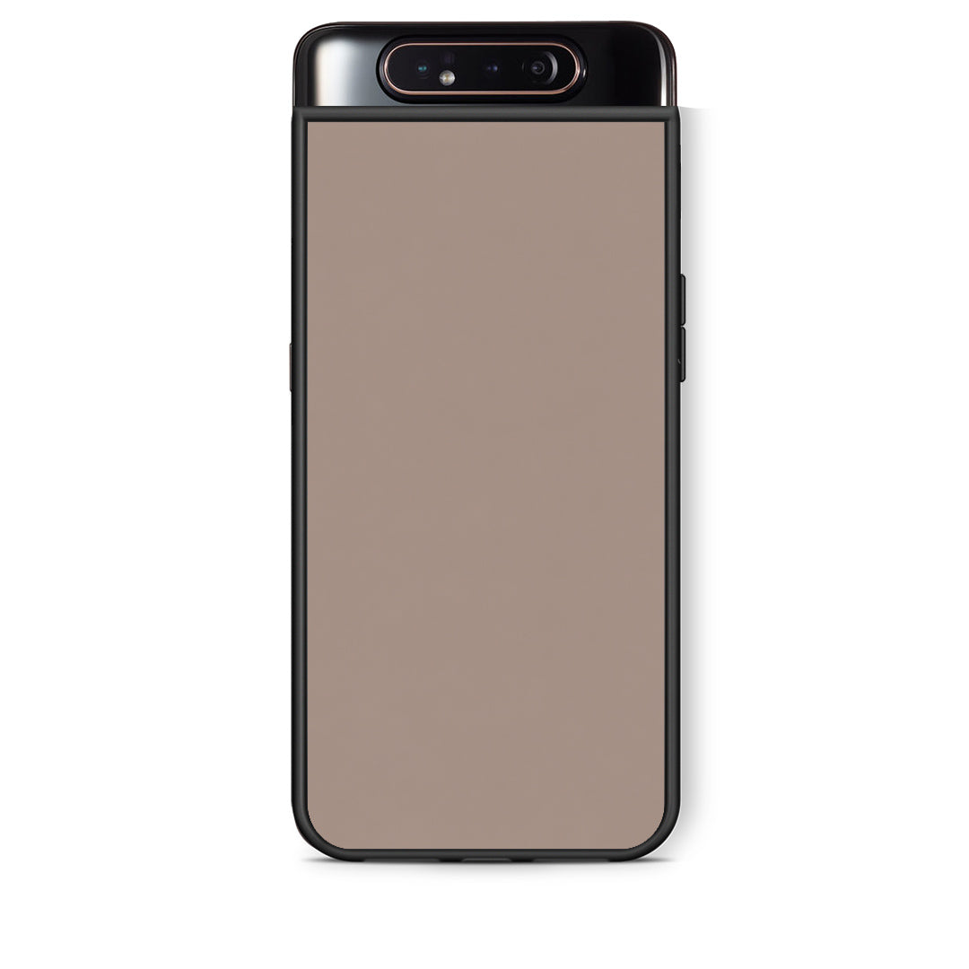 Θήκη Samsung Galaxy A80 Warm Taupe από τη Smartfits με σχέδιο στο πίσω μέρος και μαύρο περίβλημα | Samsung Galaxy A80 Warm Taupe case with colorful back and black bezels