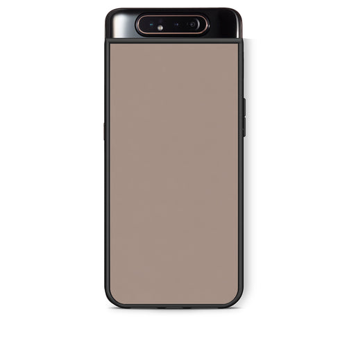 Θήκη Samsung Galaxy A80 Warm Taupe από τη Smartfits με σχέδιο στο πίσω μέρος και μαύρο περίβλημα | Samsung Galaxy A80 Warm Taupe case with colorful back and black bezels
