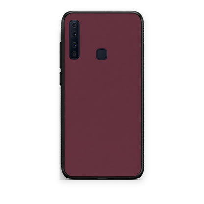 Θήκη Samsung Galaxy A9 Muted Burgundy από τη Smartfits με σχέδιο στο πίσω μέρος και μαύρο περίβλημα | Samsung Galaxy A9 Muted Burgundy case with colorful back and black bezels