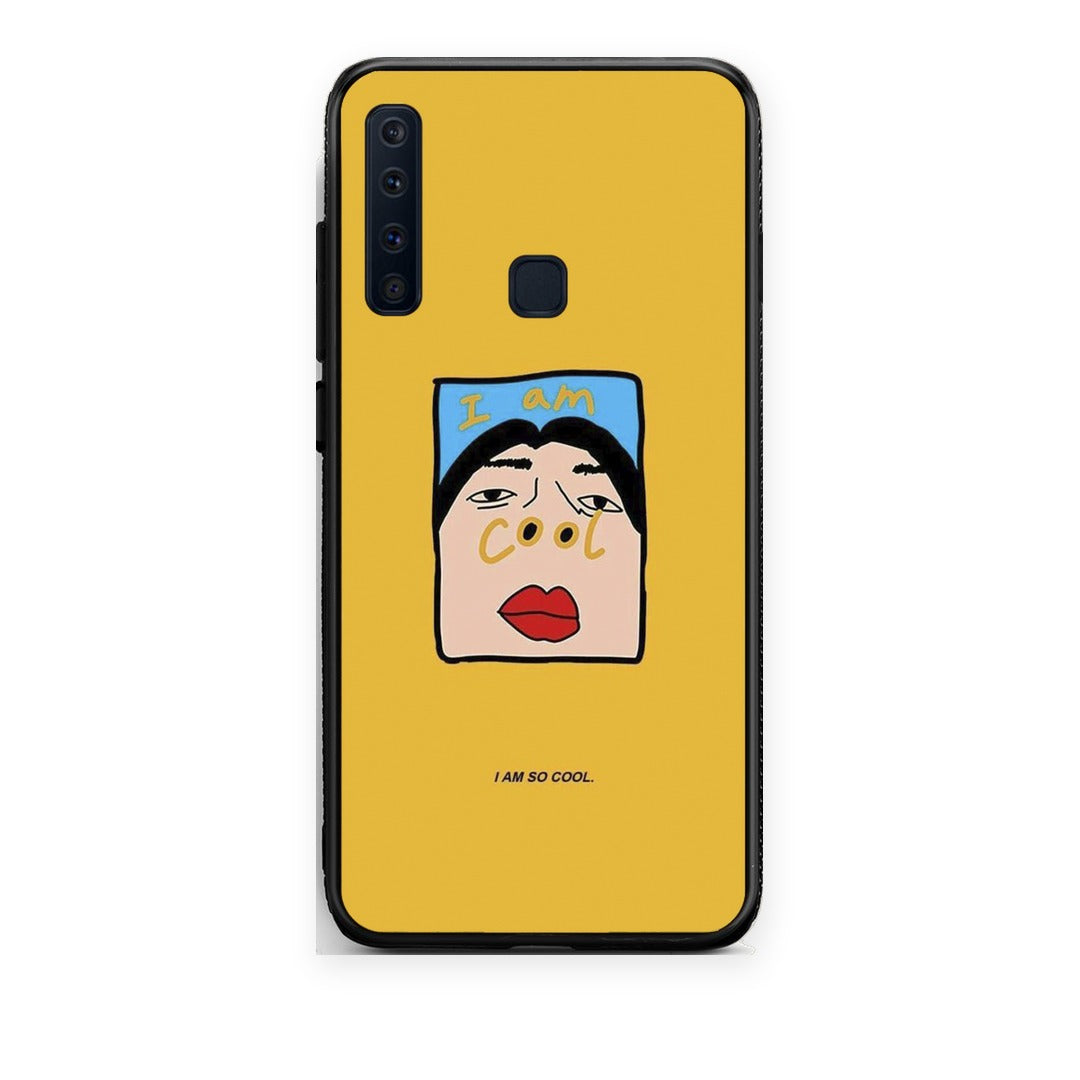 Θήκη Samsung Galaxy A9 So Cool από τη Smartfits με σχέδιο στο πίσω μέρος και μαύρο περίβλημα | Samsung Galaxy A9 So Cool case with colorful back and black bezels