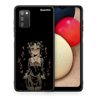 Thumbnail for Θήκη Samsung A02s Anime Girl από τη Smartfits με σχέδιο στο πίσω μέρος και μαύρο περίβλημα | Samsung A02s Anime Girl case with colorful back and black bezels