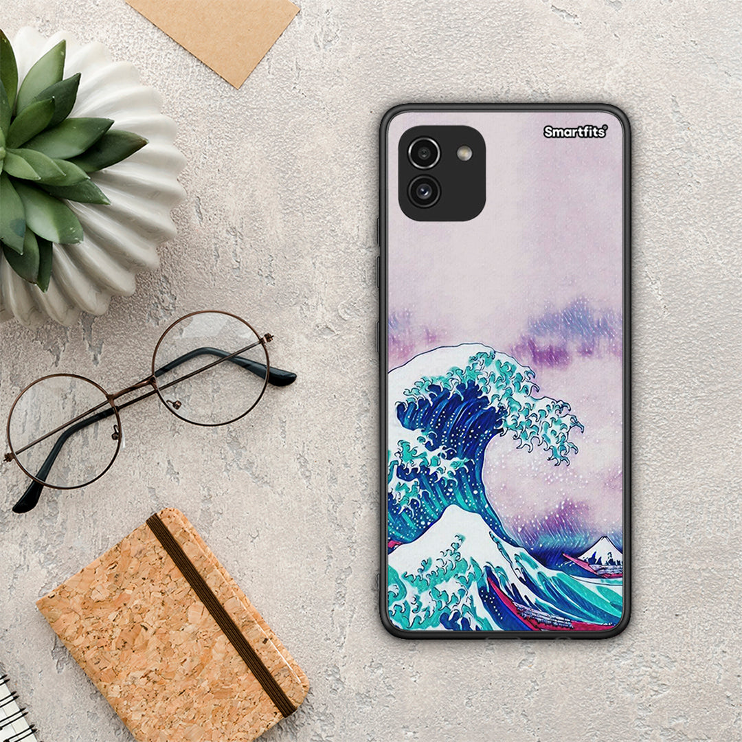 Blue Waves - Samsung Galaxy A03 θήκη