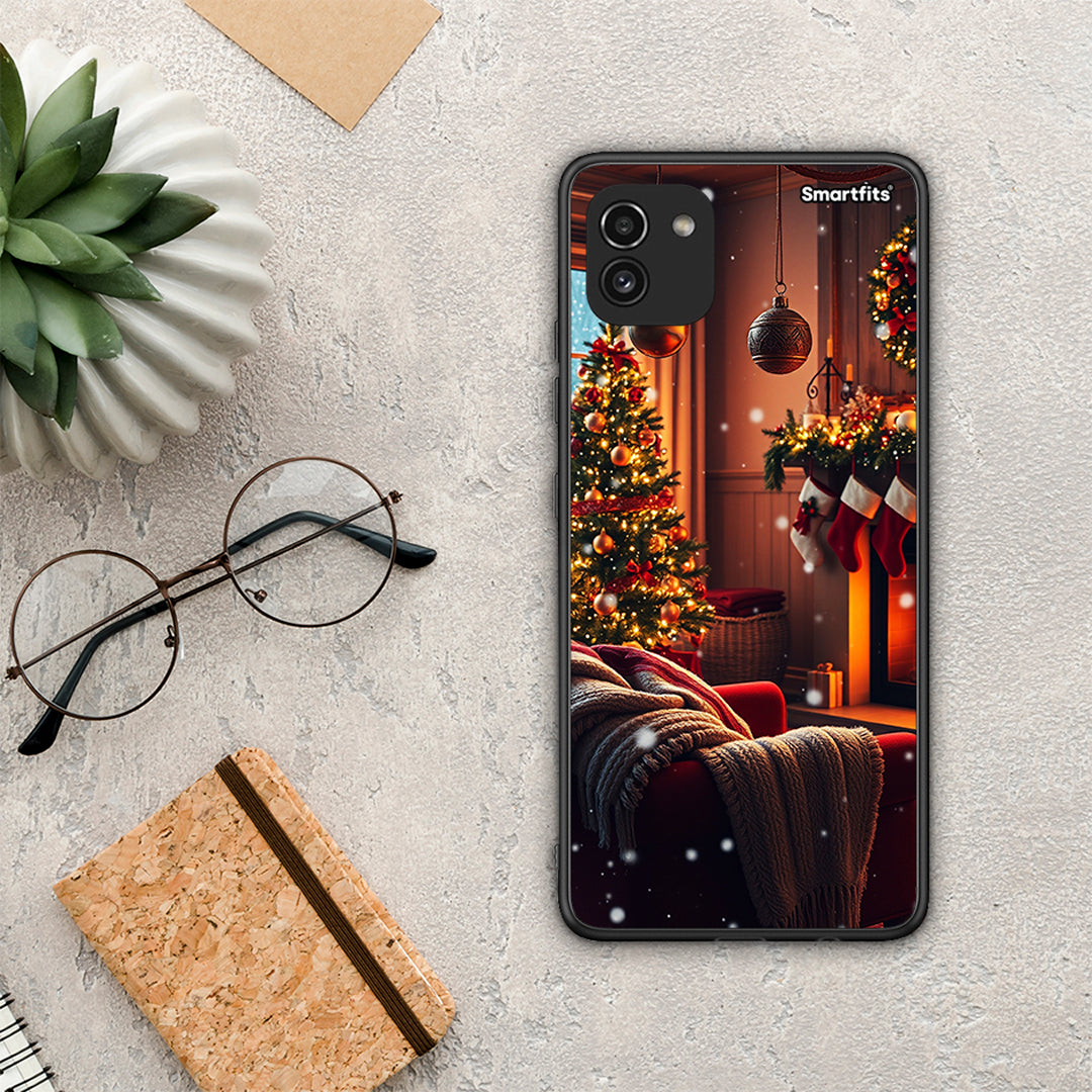 Home For Christmas - Samsung Galaxy A03 θήκη