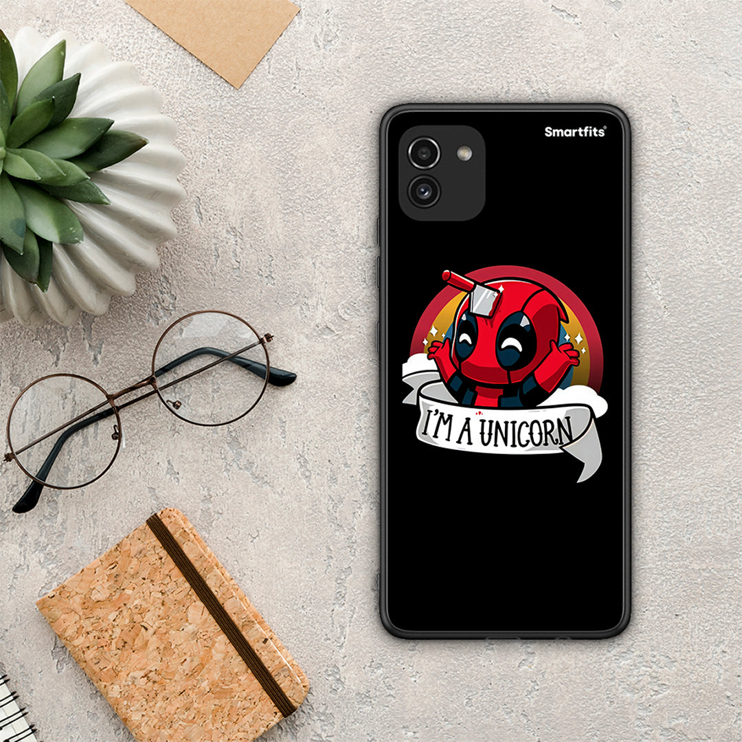 Unicorn Deadpool - Samsung Galaxy A03 θήκη