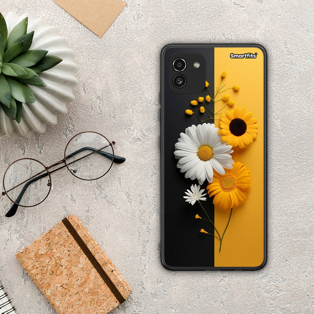 Yellow Daisies - Samsung Galaxy A03 θήκη