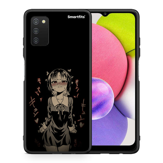 Θήκη Samsung A03s Anime Girl από τη Smartfits με σχέδιο στο πίσω μέρος και μαύρο περίβλημα | Samsung A03s Anime Girl case with colorful back and black bezels