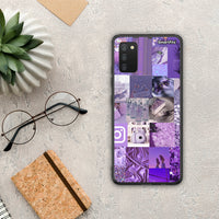 Thumbnail for Purple Aesthetic Collage - Samsung Galaxy A03s θήκη