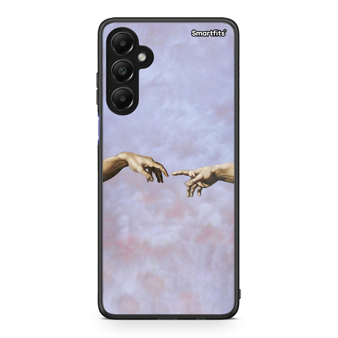 Samsung Galaxy A05s Adam Hand θήκη από τη Smartfits με σχέδιο στο πίσω μέρος και μαύρο περίβλημα | Smartphone case with colorful back and black bezels by Smartfits