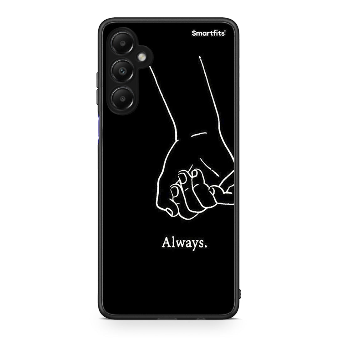 Samsung Galaxy A05s Always & Forever 1 Θήκη Αγίου Βαλεντίνου από τη Smartfits με σχέδιο στο πίσω μέρος και μαύρο περίβλημα | Smartphone case with colorful back and black bezels by Smartfits