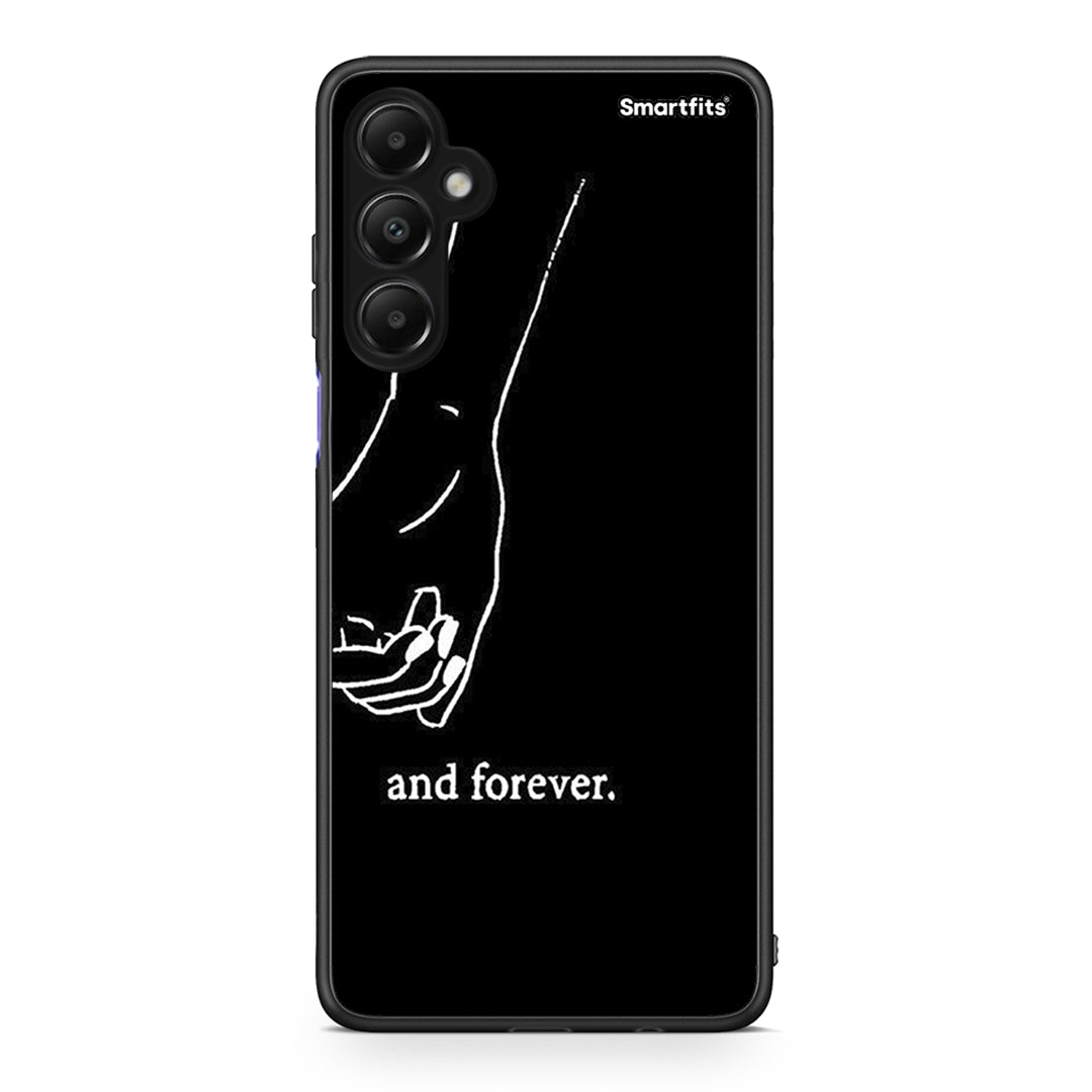 Samsung Galaxy A05s Always & Forever 2 Θήκη Αγίου Βαλεντίνου από τη Smartfits με σχέδιο στο πίσω μέρος και μαύρο περίβλημα | Smartphone case with colorful back and black bezels by Smartfits