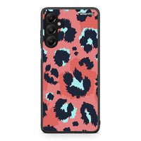 Thumbnail for 22 - Samsung Galaxy A05s Pink Leopard Animal case, cover, bumper