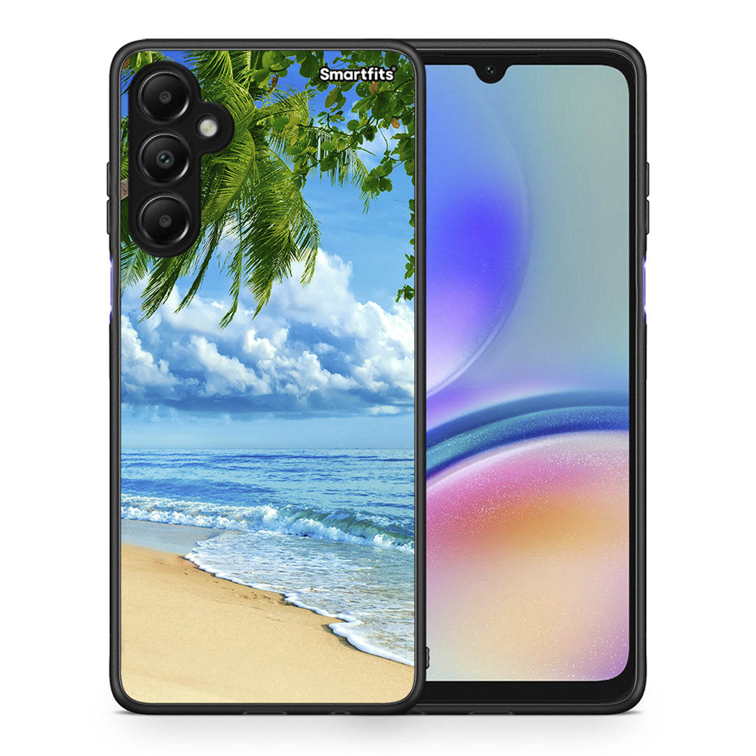 Θήκη Samsung Galaxy A05s Beautiful Beach από τη Smartfits με σχέδιο στο πίσω μέρος και μαύρο περίβλημα | Samsung Galaxy A05s Beautiful Beach case with colorful back and black bezels