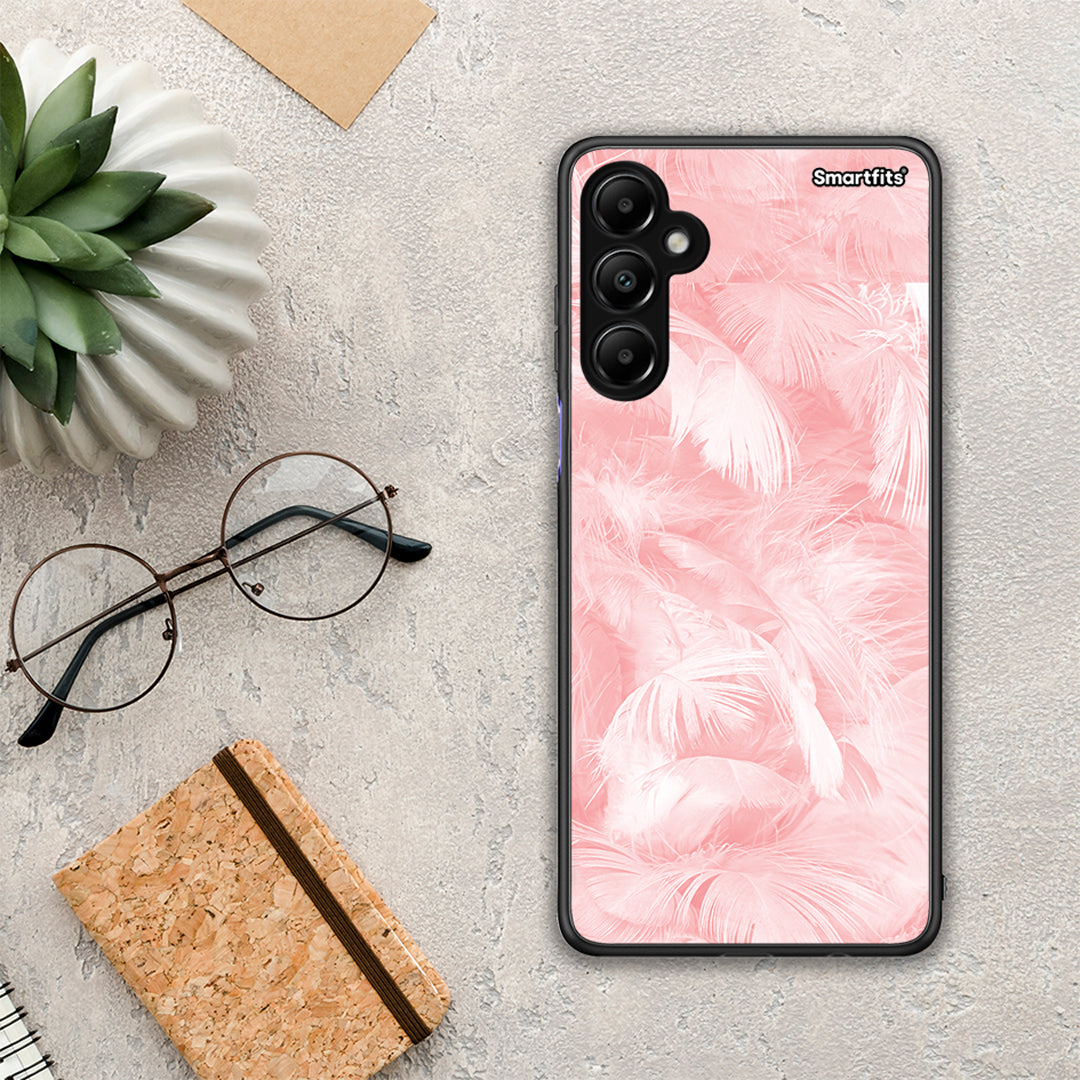 Boho Pink Feather - Samsung Galaxy A05s θήκη