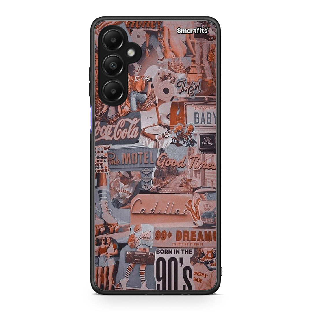 Samsung Galaxy A05s Born In 90s θήκη από τη Smartfits με σχέδιο στο πίσω μέρος και μαύρο περίβλημα | Smartphone case with colorful back and black bezels by Smartfits