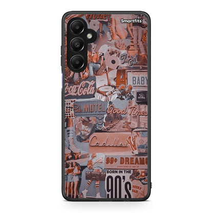 Samsung Galaxy A05s Born In 90s θήκη από τη Smartfits με σχέδιο στο πίσω μέρος και μαύρο περίβλημα | Smartphone case with colorful back and black bezels by Smartfits