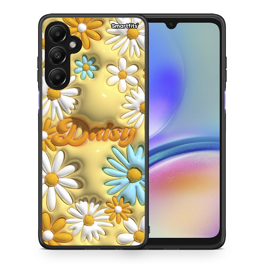 Θήκη Samsung Galaxy A05s Bubble Daisies από τη Smartfits με σχέδιο στο πίσω μέρος και μαύρο περίβλημα | Samsung Galaxy A05s Bubble Daisies case with colorful back and black bezels