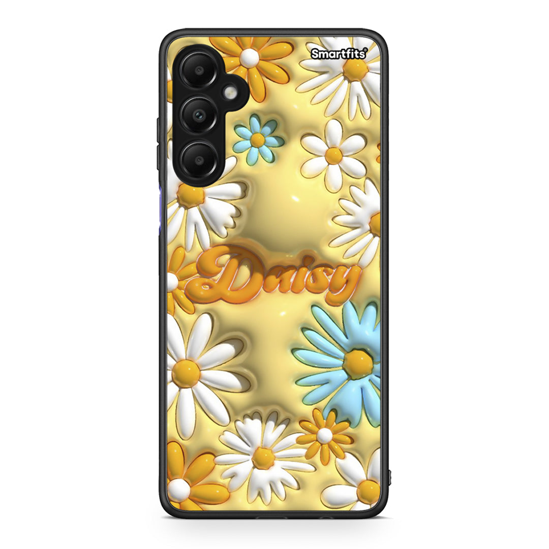 Samsung Galaxy A05s Bubble Daisies θήκη από τη Smartfits με σχέδιο στο πίσω μέρος και μαύρο περίβλημα | Smartphone case with colorful back and black bezels by Smartfits