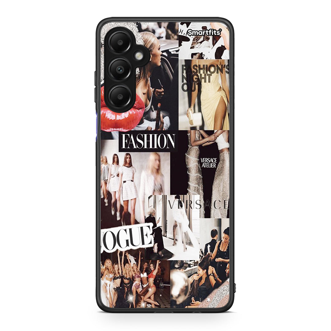 Samsung Galaxy A05s Collage Fashion Θήκη Αγίου Βαλεντίνου από τη Smartfits με σχέδιο στο πίσω μέρος και μαύρο περίβλημα | Smartphone case with colorful back and black bezels by Smartfits