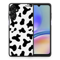 Thumbnail for Θήκη Samsung Galaxy A05s Cow Print από τη Smartfits με σχέδιο στο πίσω μέρος και μαύρο περίβλημα | Samsung Galaxy A05s Cow Print case with colorful back and black bezels