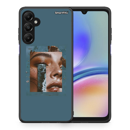 Θήκη Samsung Galaxy A05s Cry An Ocean από τη Smartfits με σχέδιο στο πίσω μέρος και μαύρο περίβλημα | Samsung Galaxy A05s Cry An Ocean case with colorful back and black bezels
