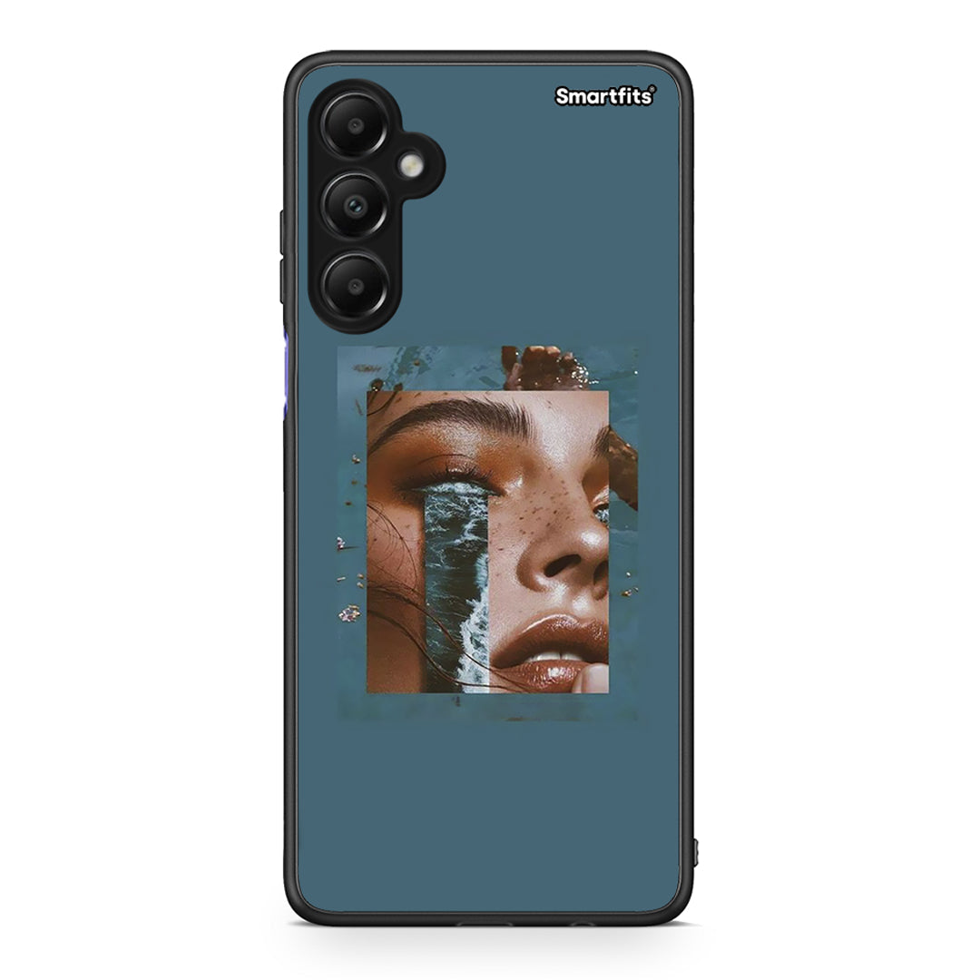 Samsung Galaxy A05s Cry An Ocean θήκη από τη Smartfits με σχέδιο στο πίσω μέρος και μαύρο περίβλημα | Smartphone case with colorful back and black bezels by Smartfits