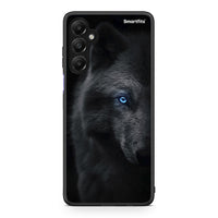 Thumbnail for Samsung Galaxy A05s Dark Wolf θήκη από τη Smartfits με σχέδιο στο πίσω μέρος και μαύρο περίβλημα | Smartphone case with colorful back and black bezels by Smartfits