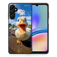 Thumbnail for Θήκη Samsung Galaxy A05s Duck Face από τη Smartfits με σχέδιο στο πίσω μέρος και μαύρο περίβλημα | Samsung Galaxy A05s Duck Face case with colorful back and black bezels