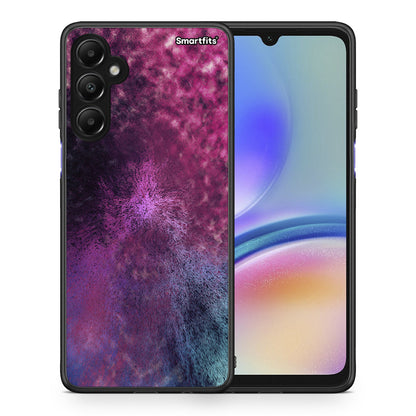 Θήκη Samsung Galaxy A05s Aurora Galaxy από τη Smartfits με σχέδιο στο πίσω μέρος και μαύρο περίβλημα | Samsung Galaxy A05s Aurora Galaxy case with colorful back and black bezels