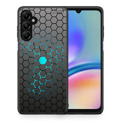 Θήκη Samsung Galaxy A05s Hexagonal Geometric από τη Smartfits με σχέδιο στο πίσω μέρος και μαύρο περίβλημα | Samsung Galaxy A05s Hexagonal Geometric case with colorful back and black bezels