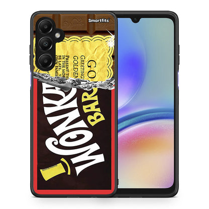 Θήκη Samsung Galaxy A05s Golden Ticket από τη Smartfits με σχέδιο στο πίσω μέρος και μαύρο περίβλημα | Samsung Galaxy A05s Golden Ticket case with colorful back and black bezels