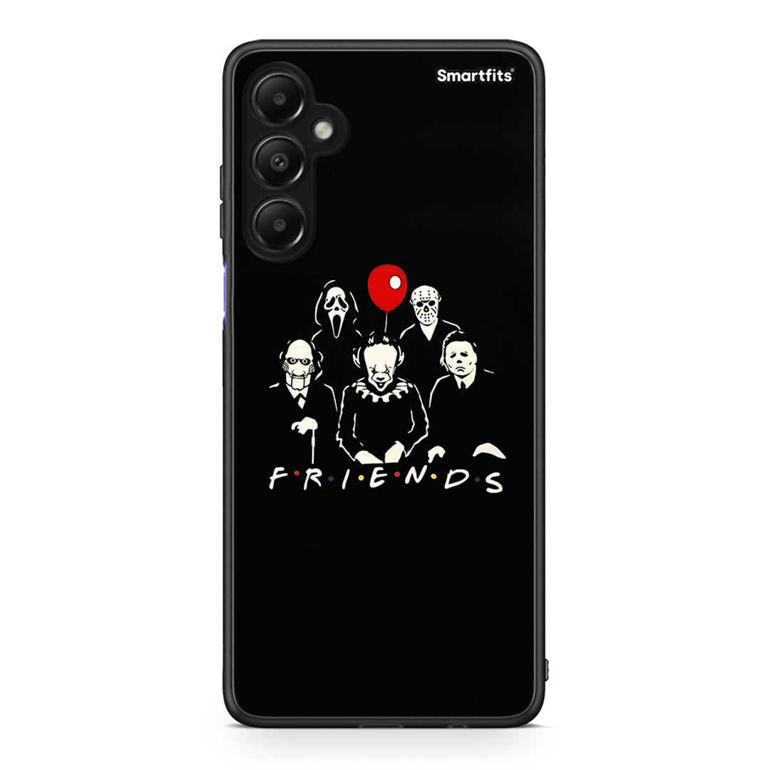 Samsung Galaxy A05s Halloween Friends Θήκη από τη Smartfits με σχέδιο στο πίσω μέρος και μαύρο περίβλημα | Smartphone case with colorful back and black bezels by Smartfits