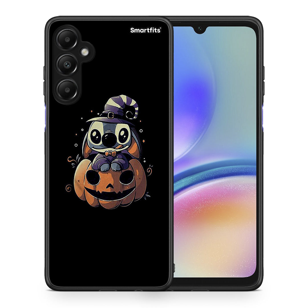 Θήκη Samsung Galaxy A05s Halloween Stitch από τη Smartfits με σχέδιο στο πίσω μέρος και μαύρο περίβλημα | Samsung Galaxy A05s Halloween Stitch case with colorful back and black bezels