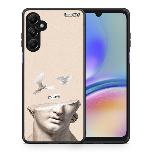 Θήκη Samsung Galaxy A05s In Love από τη Smartfits με σχέδιο στο πίσω μέρος και μαύρο περίβλημα | Samsung Galaxy A05s In Love case with colorful back and black bezels