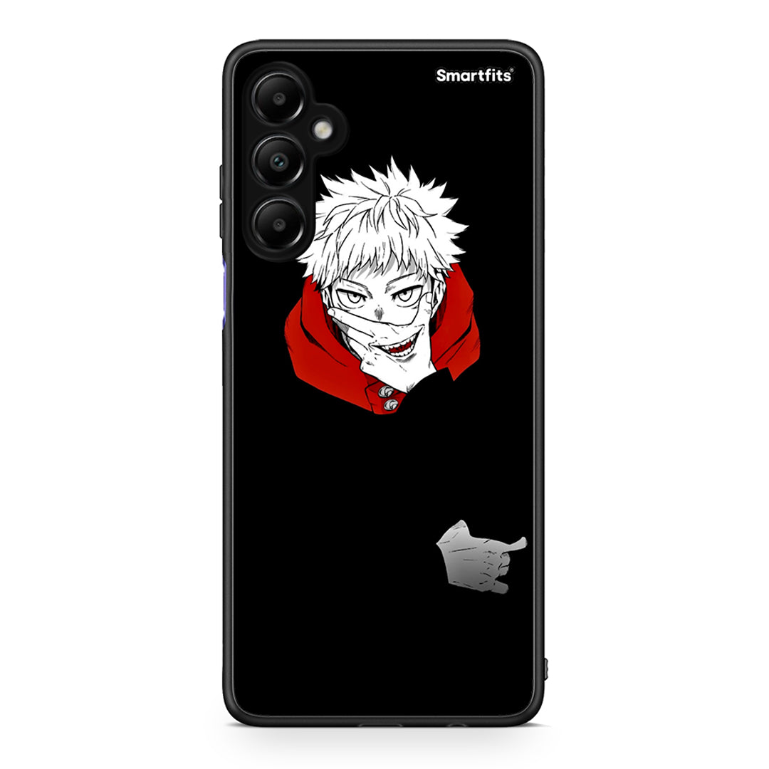 Samsung Galaxy A05s Itadori Anime θήκη από τη Smartfits με σχέδιο στο πίσω μέρος και μαύρο περίβλημα | Smartphone case with colorful back and black bezels by Smartfits