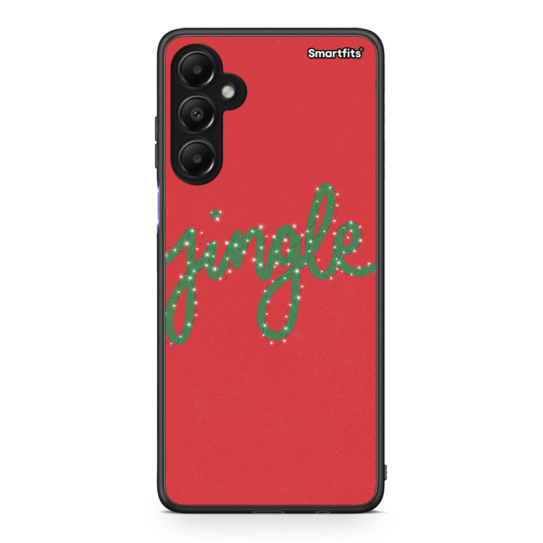 Samsung Galaxy A05s Jingle Xmas θήκη από τη Smartfits με σχέδιο στο πίσω μέρος και μαύρο περίβλημα | Smartphone case with colorful back and black bezels by Smartfits