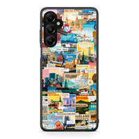 Thumbnail for Samsung Galaxy A05s Live To Travel θήκη από τη Smartfits με σχέδιο στο πίσω μέρος και μαύρο περίβλημα | Smartphone case with colorful back and black bezels by Smartfits