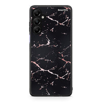 Thumbnail for 4 - Samsung Galaxy A05s Black Rosegold Marble case, cover, bumper