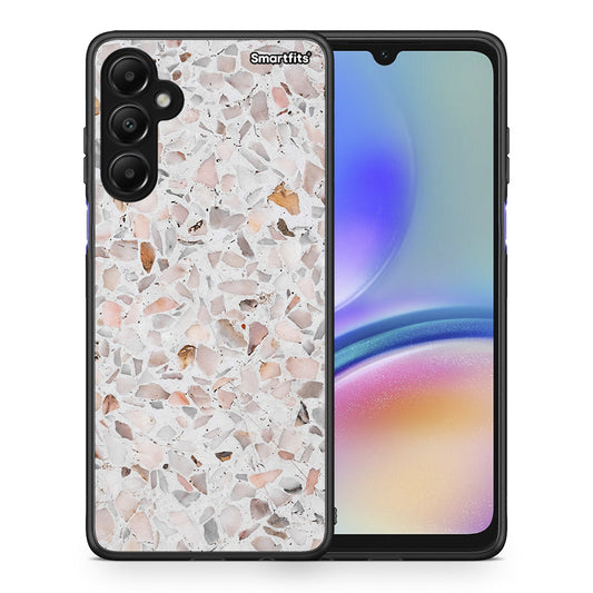 Θήκη Samsung Galaxy A05s Marble Terrazzo από τη Smartfits με σχέδιο στο πίσω μέρος και μαύρο περίβλημα | Samsung Galaxy A05s Marble Terrazzo case with colorful back and black bezels