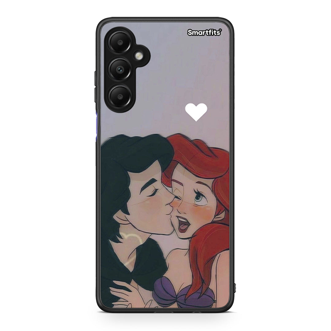 Samsung Galaxy A05s Mermaid Love Θήκη Αγίου Βαλεντίνου από τη Smartfits με σχέδιο στο πίσω μέρος και μαύρο περίβλημα | Smartphone case with colorful back and black bezels by Smartfits