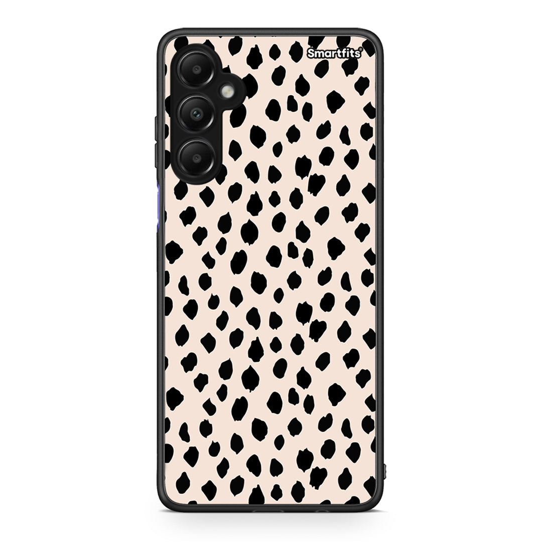 Samsung Galaxy A05s New Polka Dots θήκη από τη Smartfits με σχέδιο στο πίσω μέρος και μαύρο περίβλημα | Smartphone case with colorful back and black bezels by Smartfits