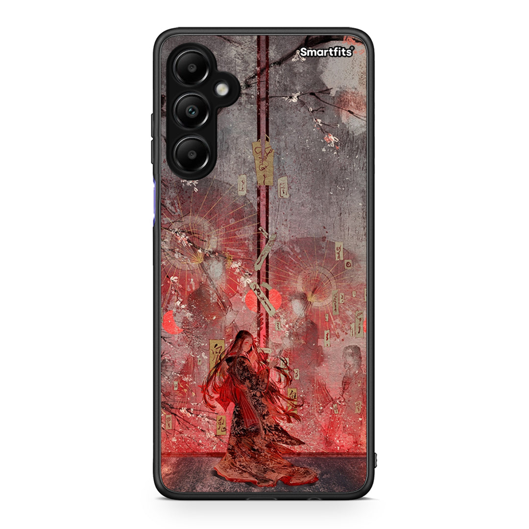 Samsung Galaxy A05s Nezuko Kamado θήκη από τη Smartfits με σχέδιο στο πίσω μέρος και μαύρο περίβλημα | Smartphone case with colorful back and black bezels by Smartfits