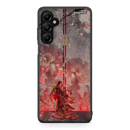 Samsung Galaxy A05s Nezuko Kamado θήκη από τη Smartfits με σχέδιο στο πίσω μέρος και μαύρο περίβλημα | Smartphone case with colorful back and black bezels by Smartfits