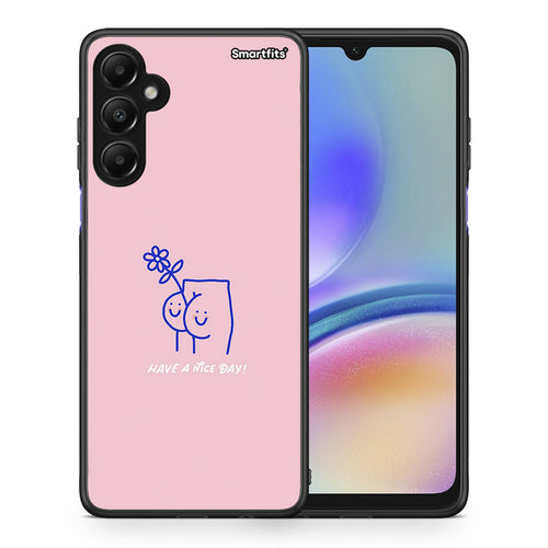 Θήκη Samsung Galaxy A05s Nice Day από τη Smartfits με σχέδιο στο πίσω μέρος και μαύρο περίβλημα | Samsung Galaxy A05s Nice Day case with colorful back and black bezels