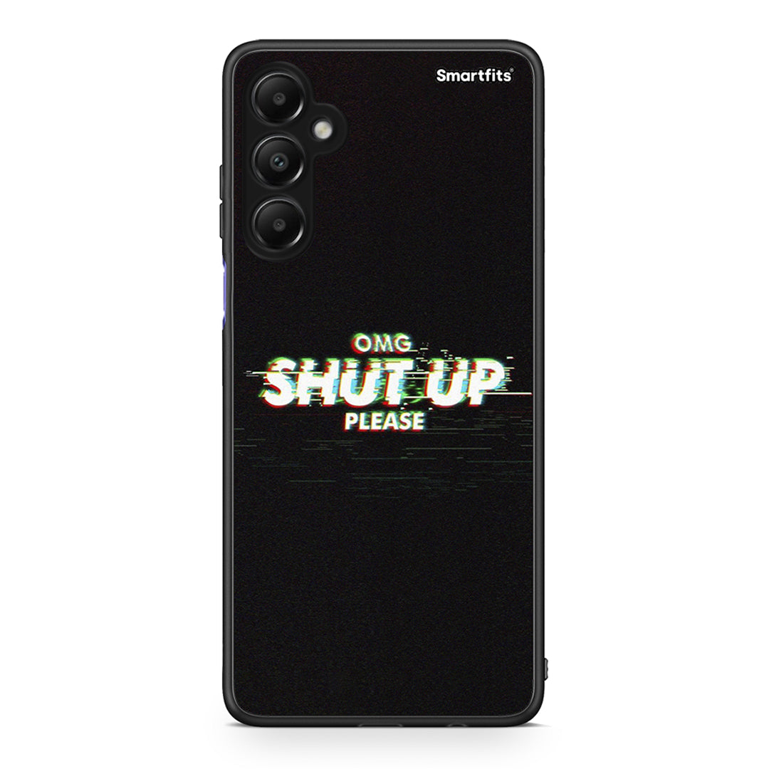 Samsung Galaxy A05s OMG ShutUp θήκη από τη Smartfits με σχέδιο στο πίσω μέρος και μαύρο περίβλημα | Smartphone case with colorful back and black bezels by Smartfits