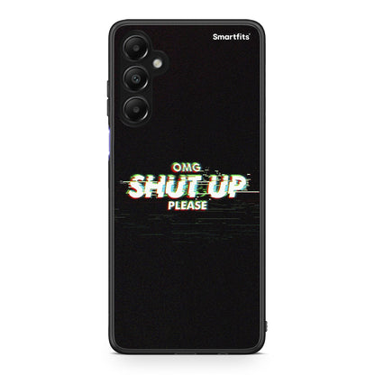 Samsung Galaxy A05s OMG ShutUp θήκη από τη Smartfits με σχέδιο στο πίσω μέρος και μαύρο περίβλημα | Smartphone case with colorful back and black bezels by Smartfits