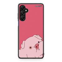 Thumbnail for Samsung Galaxy A05s Pig Love 1 Θήκη Αγίου Βαλεντίνου από τη Smartfits με σχέδιο στο πίσω μέρος και μαύρο περίβλημα | Smartphone case with colorful back and black bezels by Smartfits