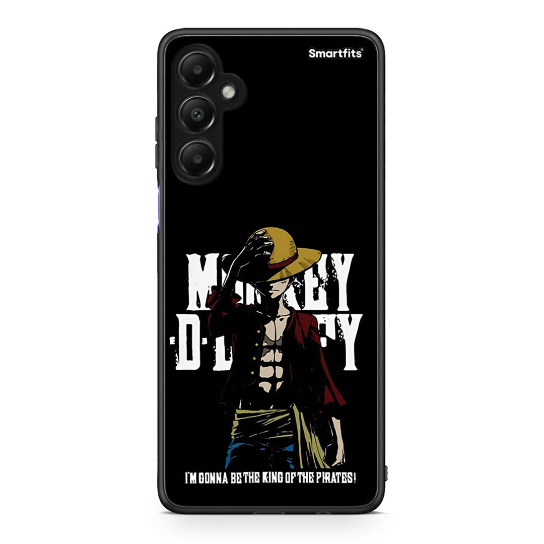 Samsung Galaxy A05s Pirate King θήκη από τη Smartfits με σχέδιο στο πίσω μέρος και μαύρο περίβλημα | Smartphone case with colorful back and black bezels by Smartfits